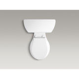 Cachet Quiet-Close Round Closed Front Toilet Seat with Grip-Tight Bumpers in White - Super Arbor