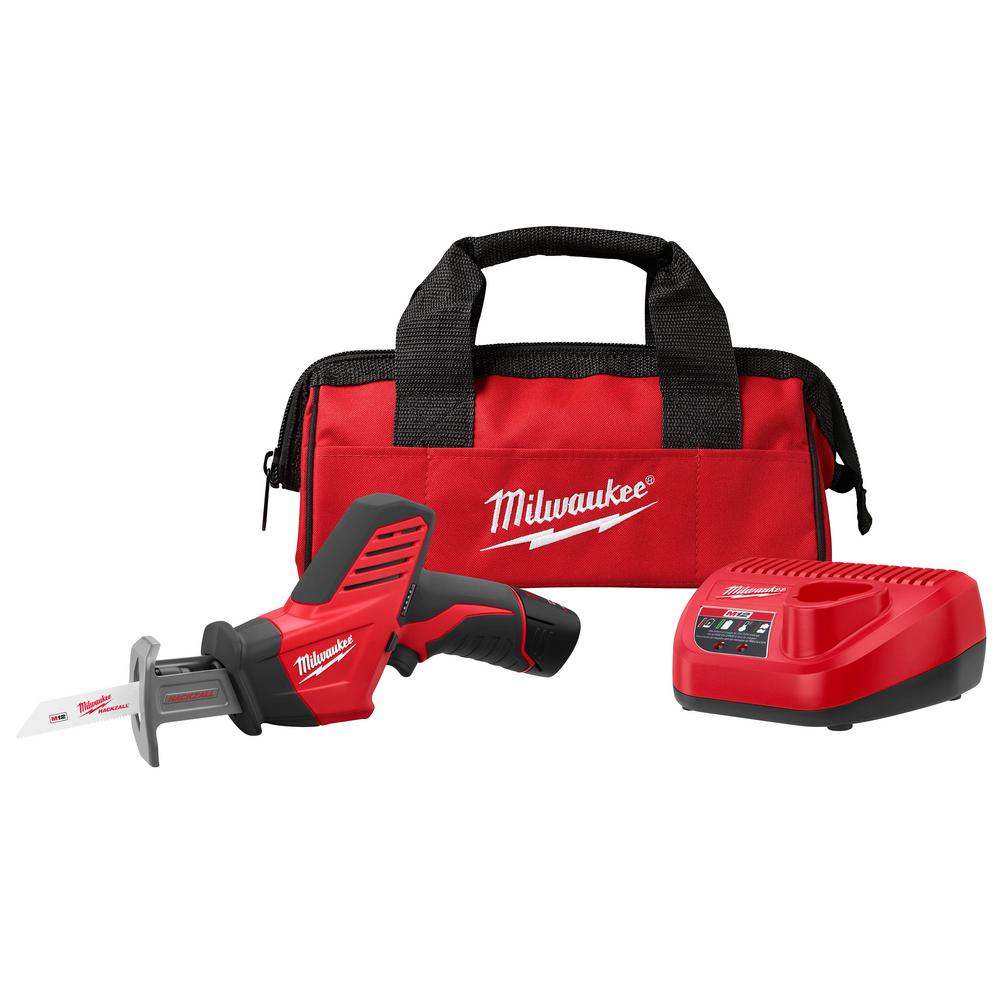 M12 12-Volt Lithium-Ion HACKZALL Cordless Reciprocating Saw (Tool-Only) - Super Arbor