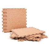 Tadpoles Cork Foam Play Mat Set, 9 Pieces