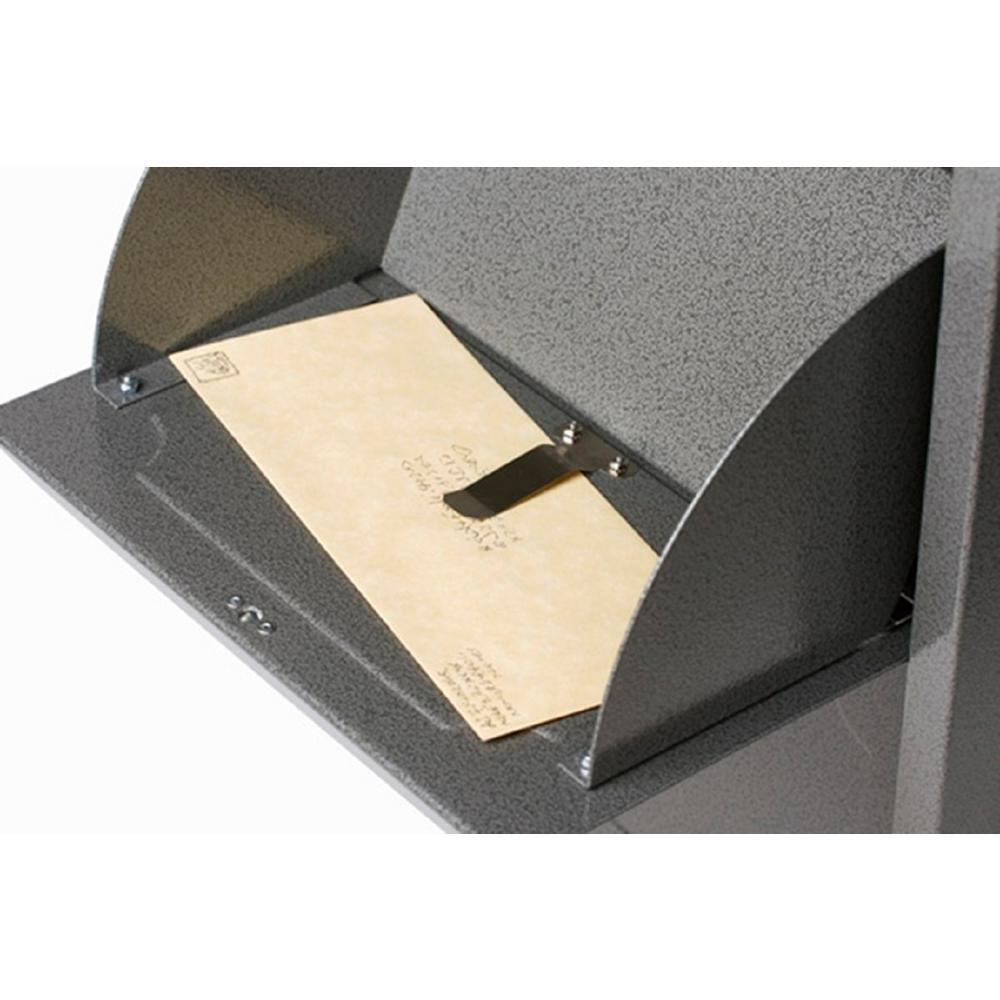 Weekend Away Vault Copper Vein Post/Column Mount Secure Mailbox - Super Arbor