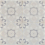 Tetris Florita Blanco 6 in. x 6 in. Polished Marble Wall Tile (5 sq. ft. / case)