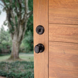 Prestige Bighorn Single Cylinder Venetian Bronze Door Handleset with Carnaby Door Knob Featuring SmartKey Security - Super Arbor