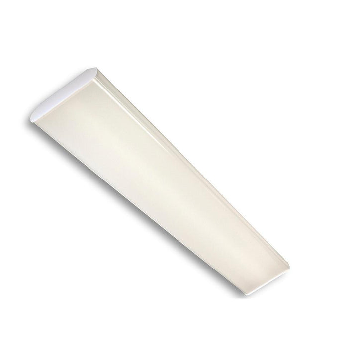4 ft. 6293 Lumens 128-Watt Equivalent Integrated LED Dimmable White Diffused Lens Wraparound Light, 5000K Daylight - Super Arbor