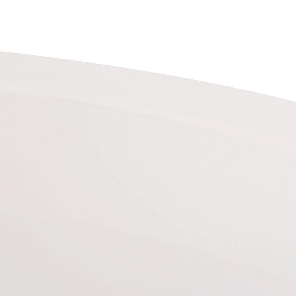 Savona 60 in. x 42 in. Oval Drop-In Whirlpool Bathtub in White - Super Arbor