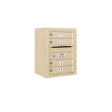 3800 Horizontal Series 4-Compartment Surface Mount Mailbox - Super Arbor