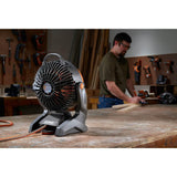 18-Volt Cordless Hybrid Fan with 1.5 Ah Lithium-Ion Battery - Super Arbor