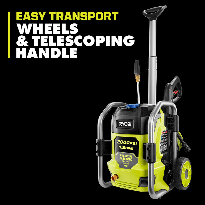 RYOBI 2000 PSI 1.2 GPM Cold Water Electric Pressure Washer (RY142022)