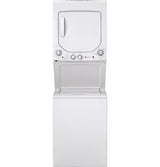 GE White Laundry Center with 2.3 cu. ft. Washer and 4.4 cu. ft. 240-Volt Vented Electric Dryer, GUD24ESSMWW
