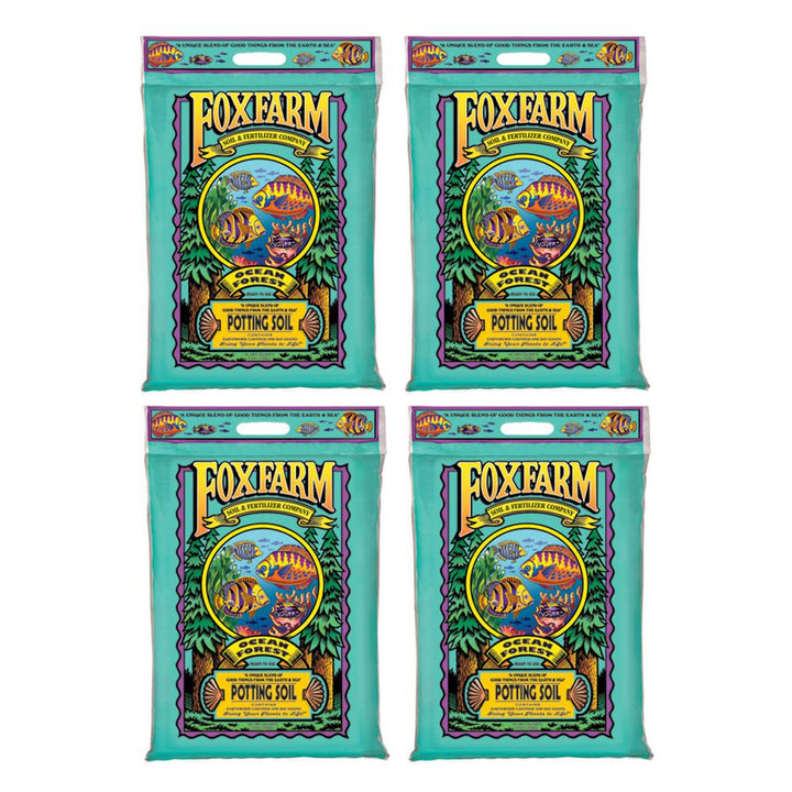 12 Qt. Ocean Forest Garden Potting Soil Healthy Mix 6.3-6.8 pH (4-Pack)