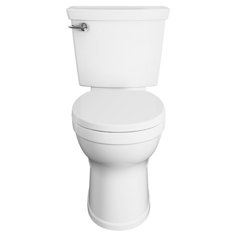 Champion 4 Max Tall Height 2-piece 1.28 GPF Single Flush Round Front Toilet in White with Slow Close Seat - Super Arbor