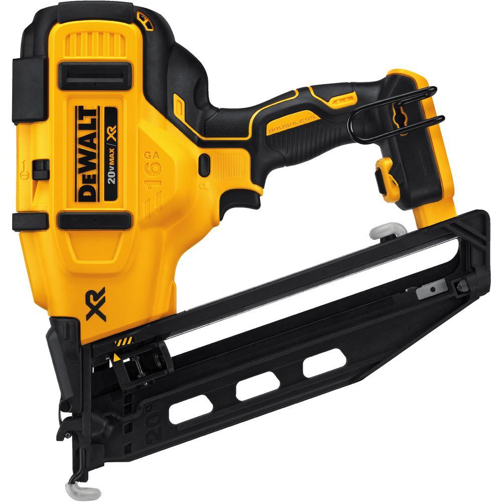 20-Volt Max 16-Gauge Cordless Angled Finish Nailer Kit - Super Arbor
