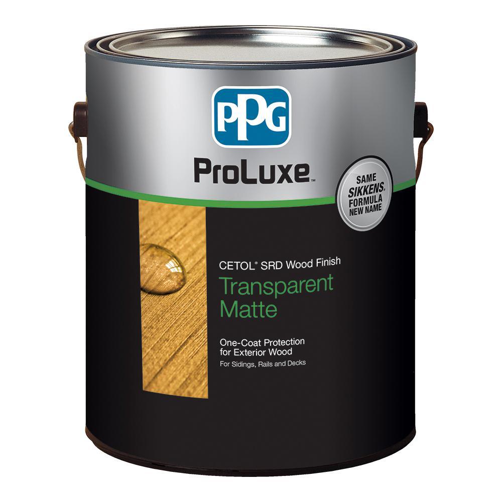 PPG ProLuxe 1 gal. Dark Oak SRD Exterior Transparent Matte Wood Finish - Super Arbor