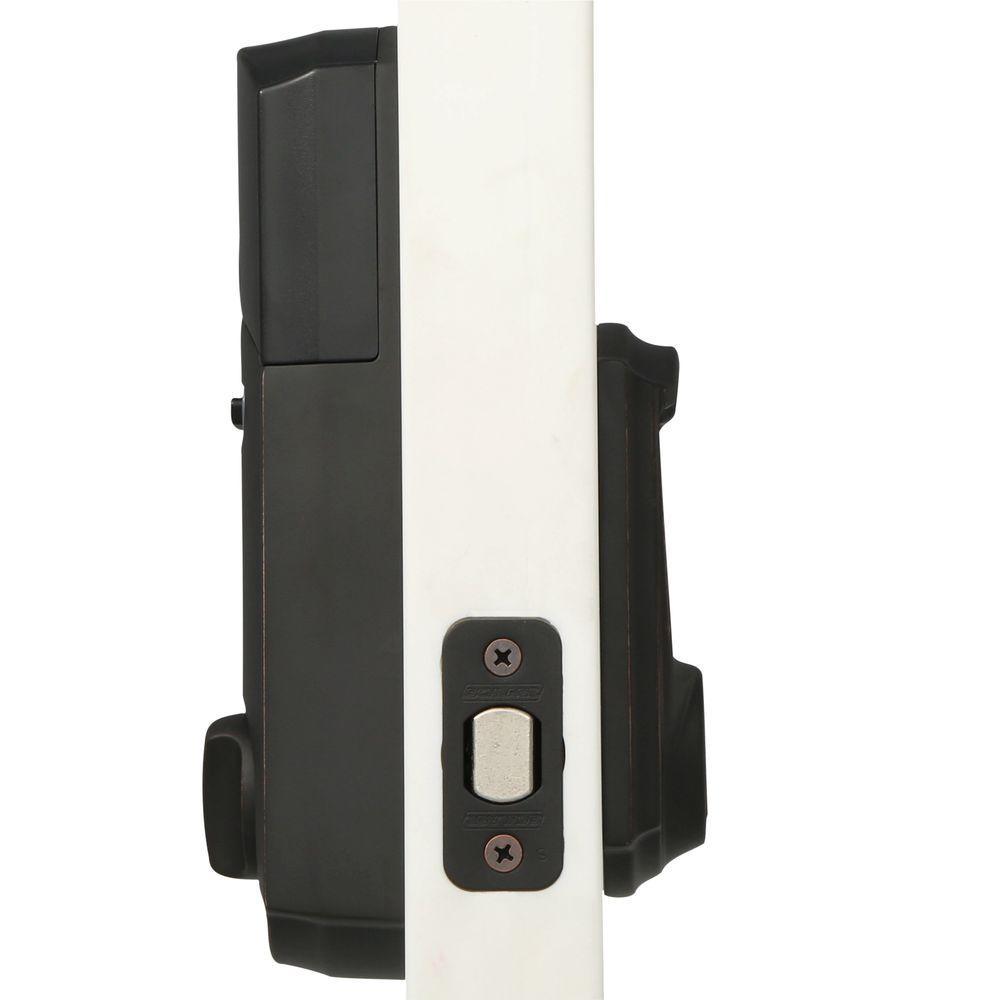 Camelot Aged Bronze Connect Smart Door Lock with Alarm (2-Pack) - Super Arbor