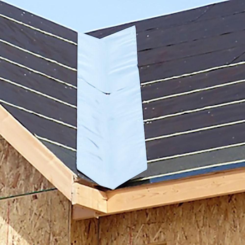 6 in. x 10 ft. Aluminum Roll Valley Flashing