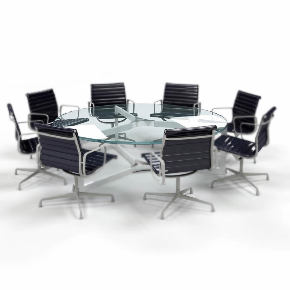 33 in. Clear Round Glass Table Top, 1/2 in. Thickness Tempered Beveled Edge Polished - Super Arbor
