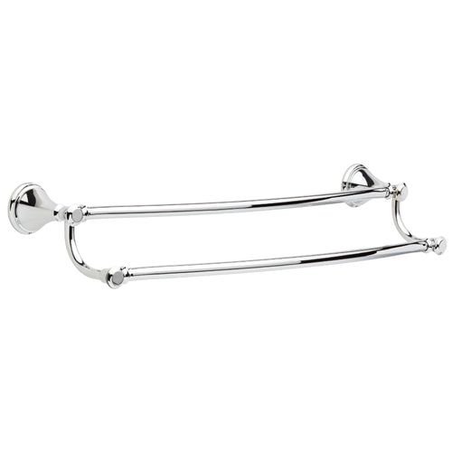 Delta  Cassidy 24-in Double Chrome Wall Mount Double Towel Bar