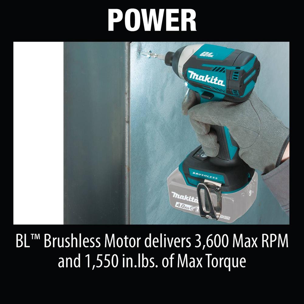 18-Volt LXT Brushless 3-Speed Impact Driver with ImpactXPS Insert Bit Holder and ImpactXPS 3 Pc. Socket Adapter Set - Super Arbor