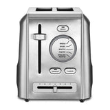 Custom Select 2-Slice Stainless Steel Toaster with Crumb Tray