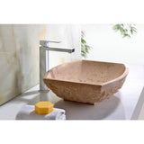 Moon Vessel Sink in Classic Cream Marble - Super Arbor