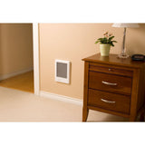 Com-Pak 1,000-Watt 120-Volt Fan-Forced In-Wall Electric Heater in White - Super Arbor
