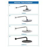 1-Spray 10 in. Single Wall Mount Waterfall Fixed Rain Shower Head in Rubbed Bronze - Super Arbor