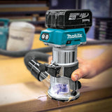 5.0 Ah 18-Volt LXT Lithium-Ion Brushless Cordless Compact Router Kit with Bonus Cordless Jig Saw - Super Arbor