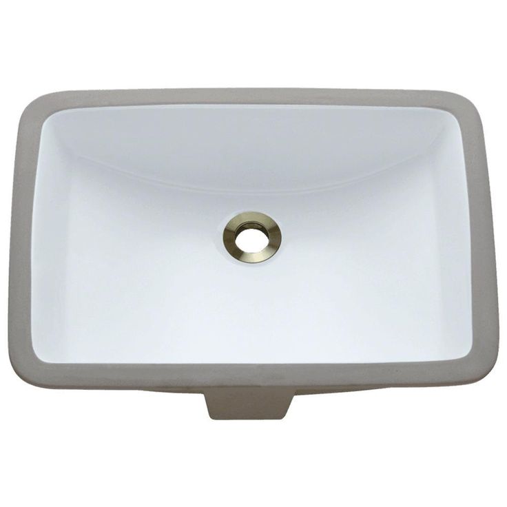 MR Direct Undermount Porcelain Bathroom Sink in White