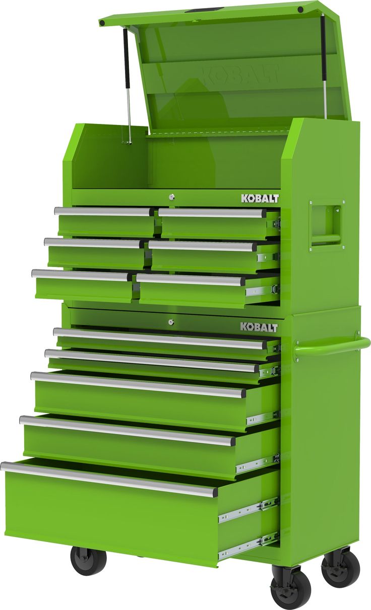 Kobalt 36-in W x 38-in H 5-Drawer Steel Rolling Tool Cabinet (Green)