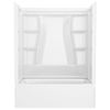 Classic 500 60 in. x 30 in. Soaking Bathtub with Right Drain in High Gloss White