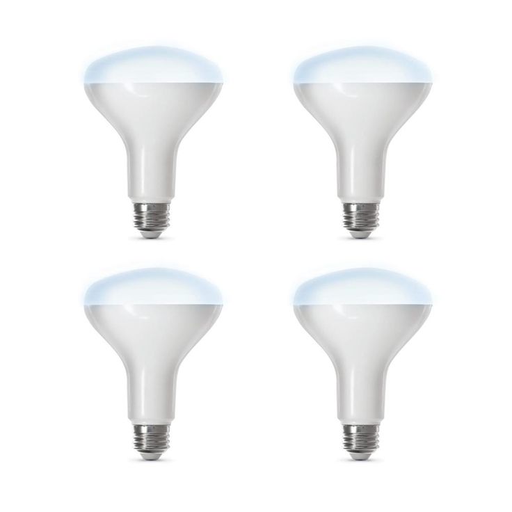 Feit Electric 65-Watt Equivalent Daylight (5000K) BR30 Dimmable Wi-Fi LED Smart Light Bulb (12-Pack)
