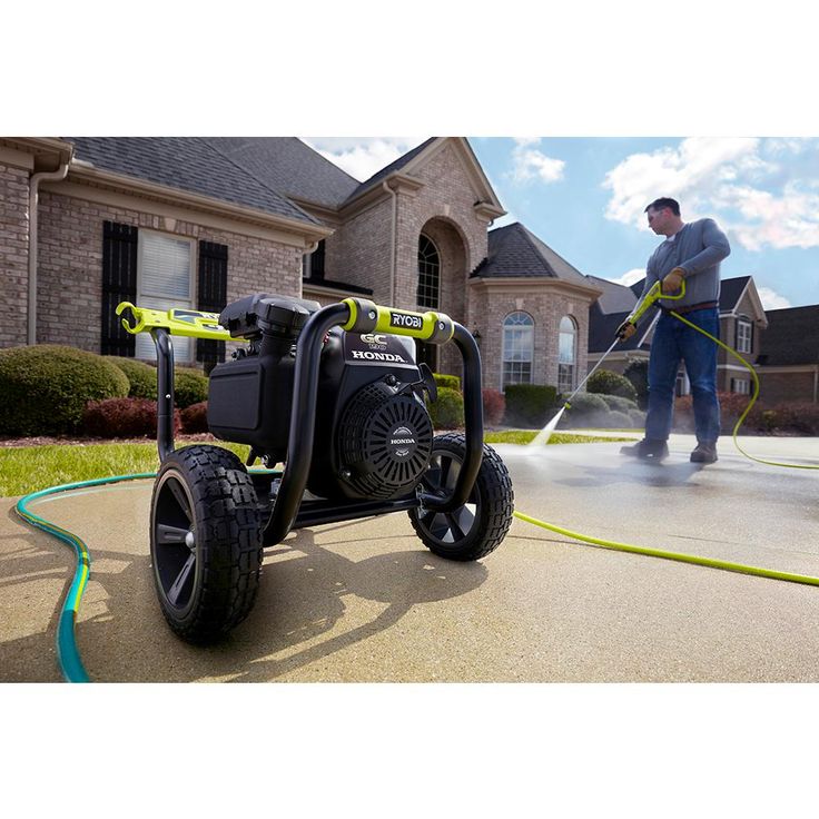RYOBI 3,300 PSI 2.4 GPM Honda Gas Pressure Washer with 15 in. Surface Cleaner