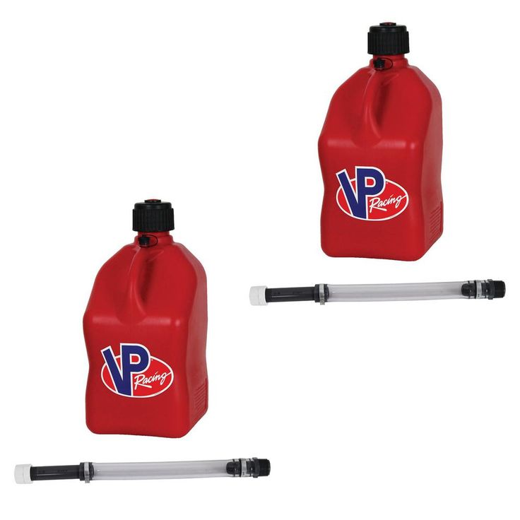 5 Gal. Motorsport Racing Can (2-Pack) and 14 in. Hose (2-Pack)