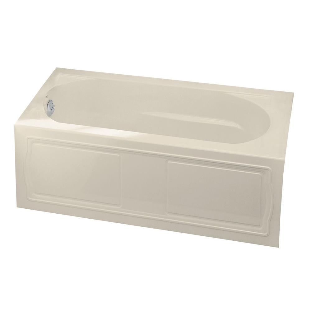 Devonshire 60 in. x 32 in. Acrylic Alcove Bathtub with Integral Apron, Integral Flange and Right-Hand Drain in White - Super Arbor