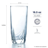Ascot 16-Piece Tumbler Set