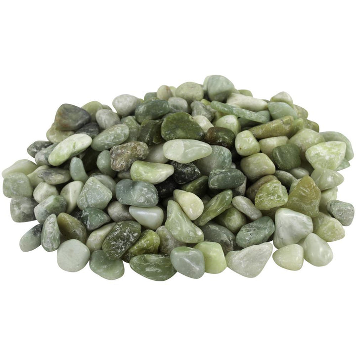 Rain Forest 1 in. to 2 in. 20 lb. Medium Jade Pebbles - Super Arbor