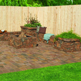 Pavestone SplitRock Corner 3.5 in. x 10.5 in. x 7 in. Winter Blend Concrete Garden Wall Block (96 Pcs. / 40.8 Face ft. / Pallet)