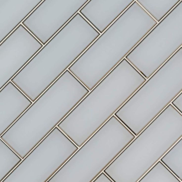 MSI Ice Glossy 4 in. x 12 in. Glass White Subway Tile (2 sq. ft. / case)