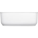 Spectacle 65.75 in. Acrylic Flatbottom Bathtub in White - Super Arbor