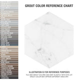 Classico Carrara Hexagon 7 in. x 8 in. Porcelain Floor and Wall Tile (7.5 sq. ft./Case)