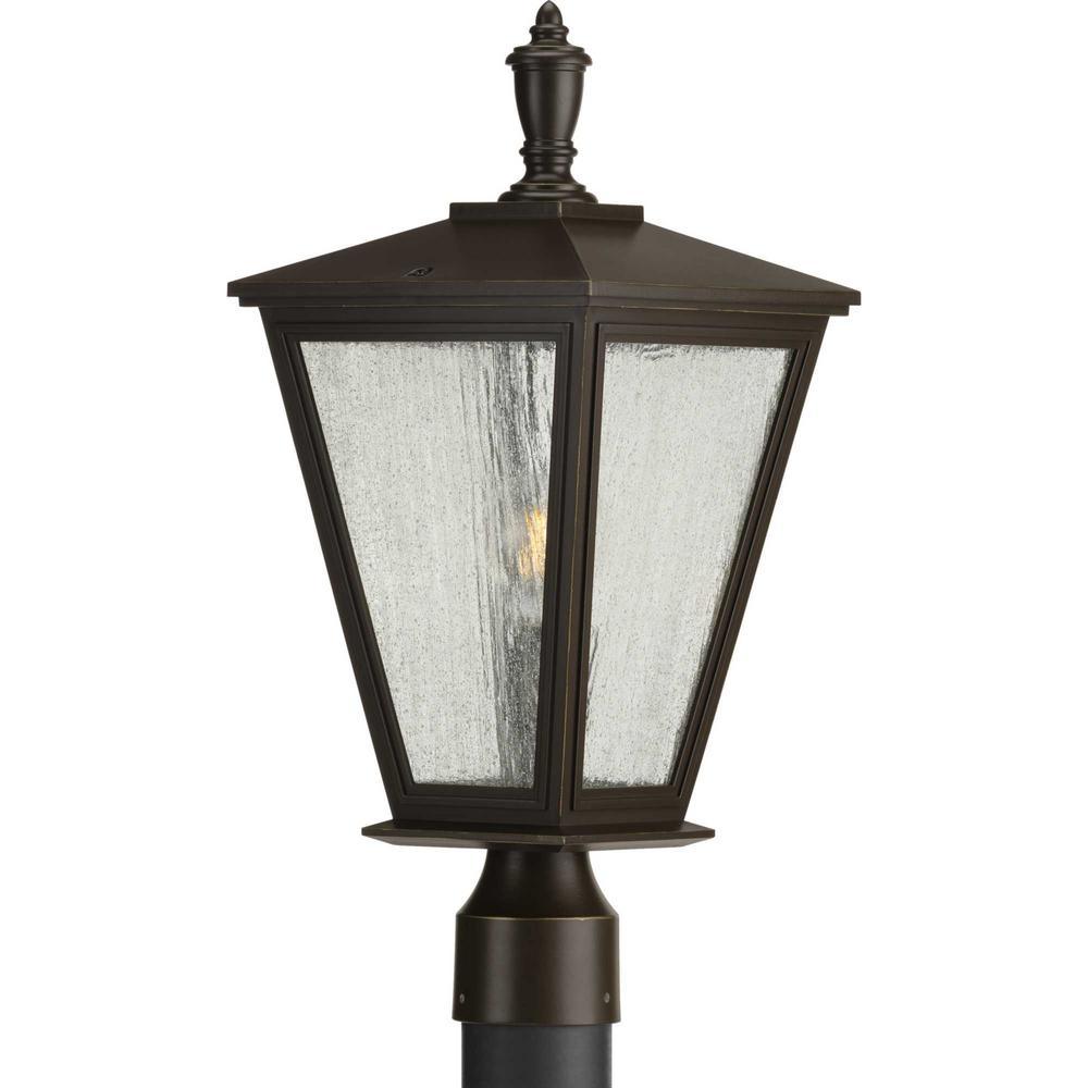 Cardiff Line Voltage 1-Light Black 4x4 Deck Post Light Post Lantern - Super Arbor