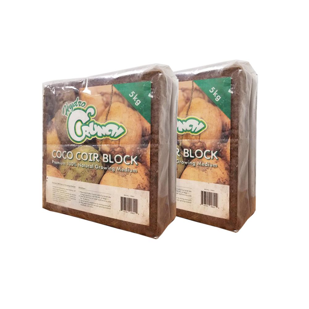 Hydro Crunch 11 lbs. Coco Coir Block of Soilless Growing Media (2-Pack) - Super Arbor