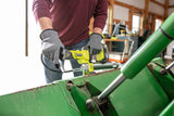 RYOBI ONE+ 18V Cordless Grease Gun Kit with 2.0 Ah Lithium-Ion Battery and Dual Chemistry Charger