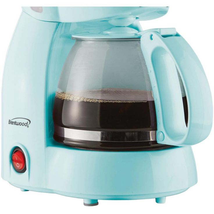 4-Cup Blue Coffee Maker
