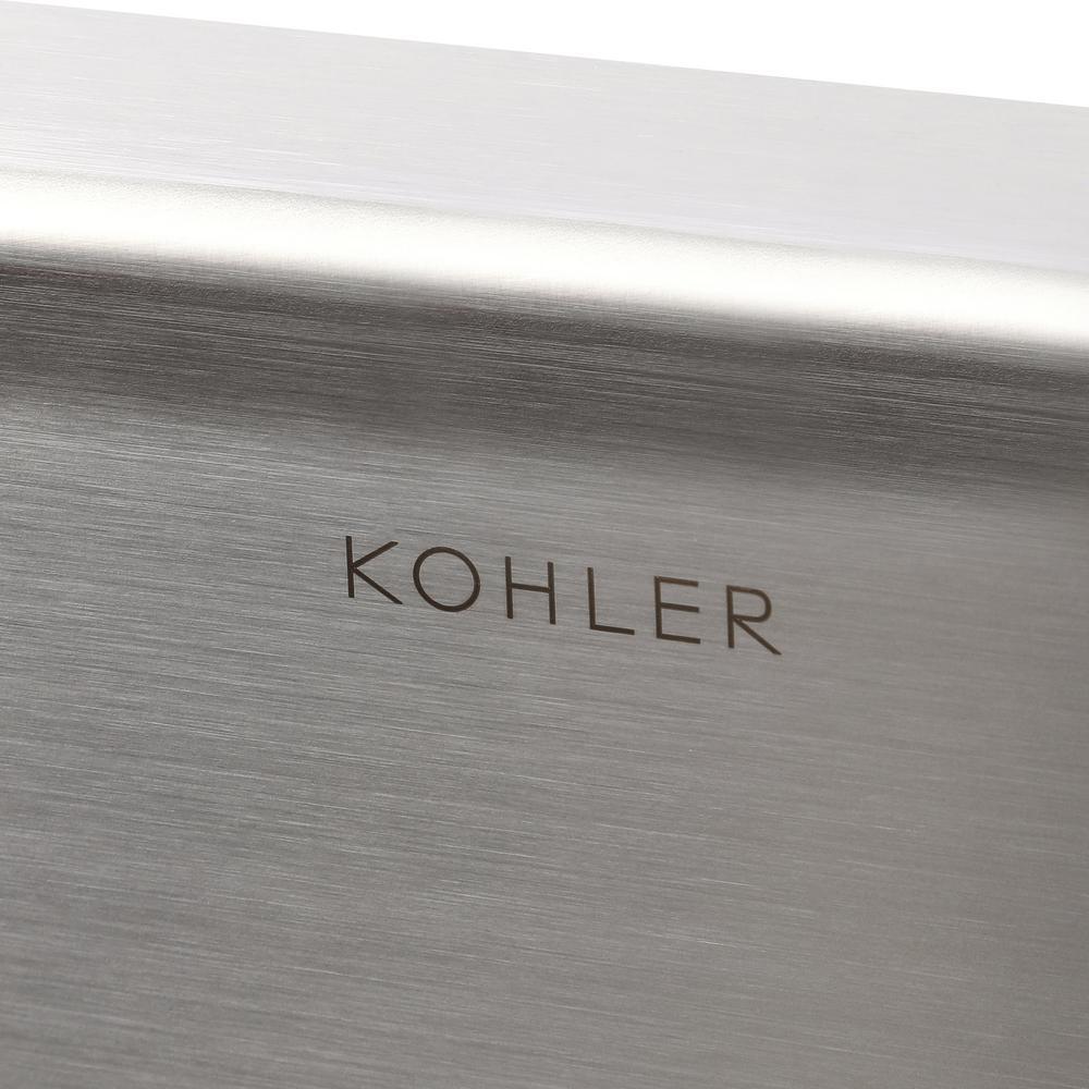 Ballad Undermount Stainless Steel 32 in. Double Bowl Kitchen Sink - Super Arbor