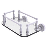 Allied Brass Waverly Place Collection Wall Mounted Glass Guest Towel Tray in Polished Chrome