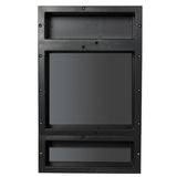 Redi Niche 16 in. x 26 in. Triple Shower Niche Set in Black - Super Arbor