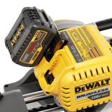 FLEXVOLT 120-Volt MAX Lithium-Ion Cordless Brushless 12 in. Sliding Miter Saw w/ AC Adapter, (2) Batteries 2Ah & Charger - Super Arbor