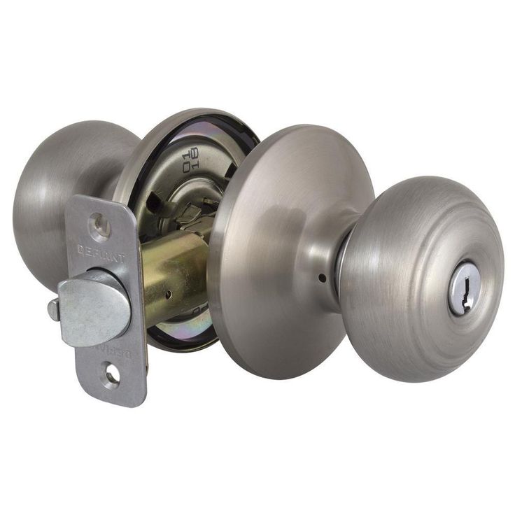 Hartford Satin Nickel Keyed Entry Door Knob
