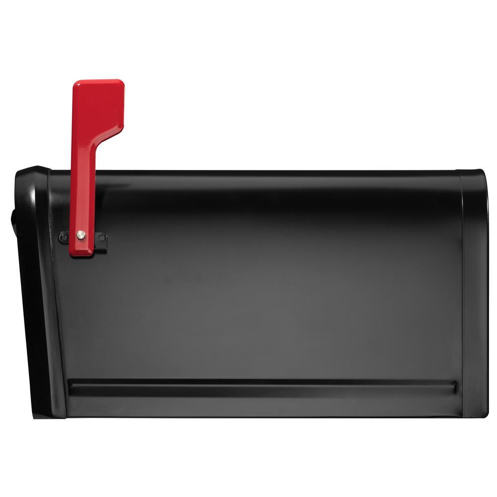 Oasis 360 Locking Parcel Mailbox with 2-Access Doors Black - Super Arbor