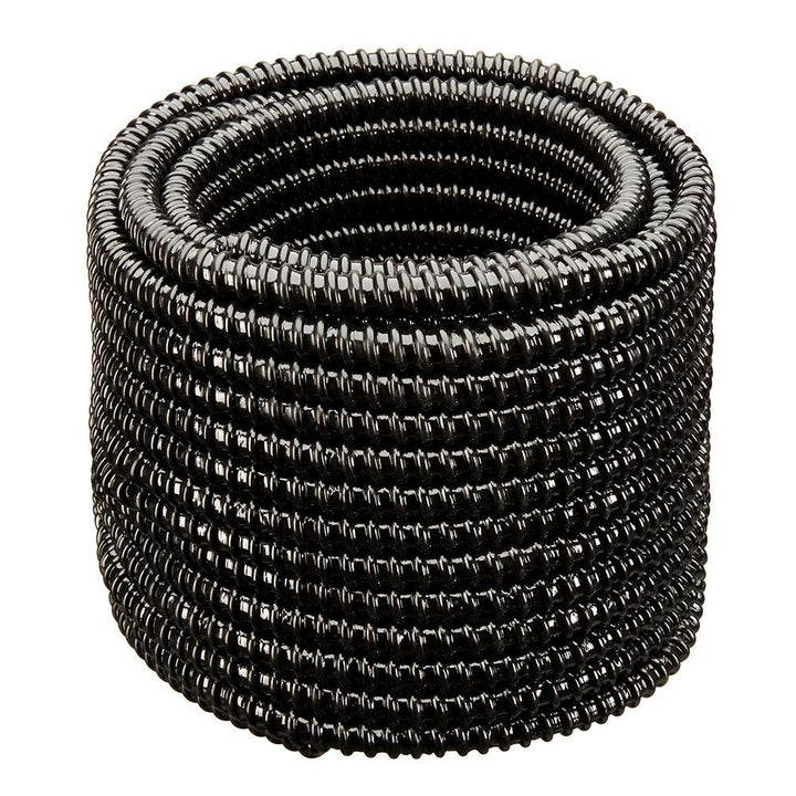 1 in. Dia x 100 ft. MM Sizing Black Non Kink, Corrugated, Flexible PVC Pond Tubing